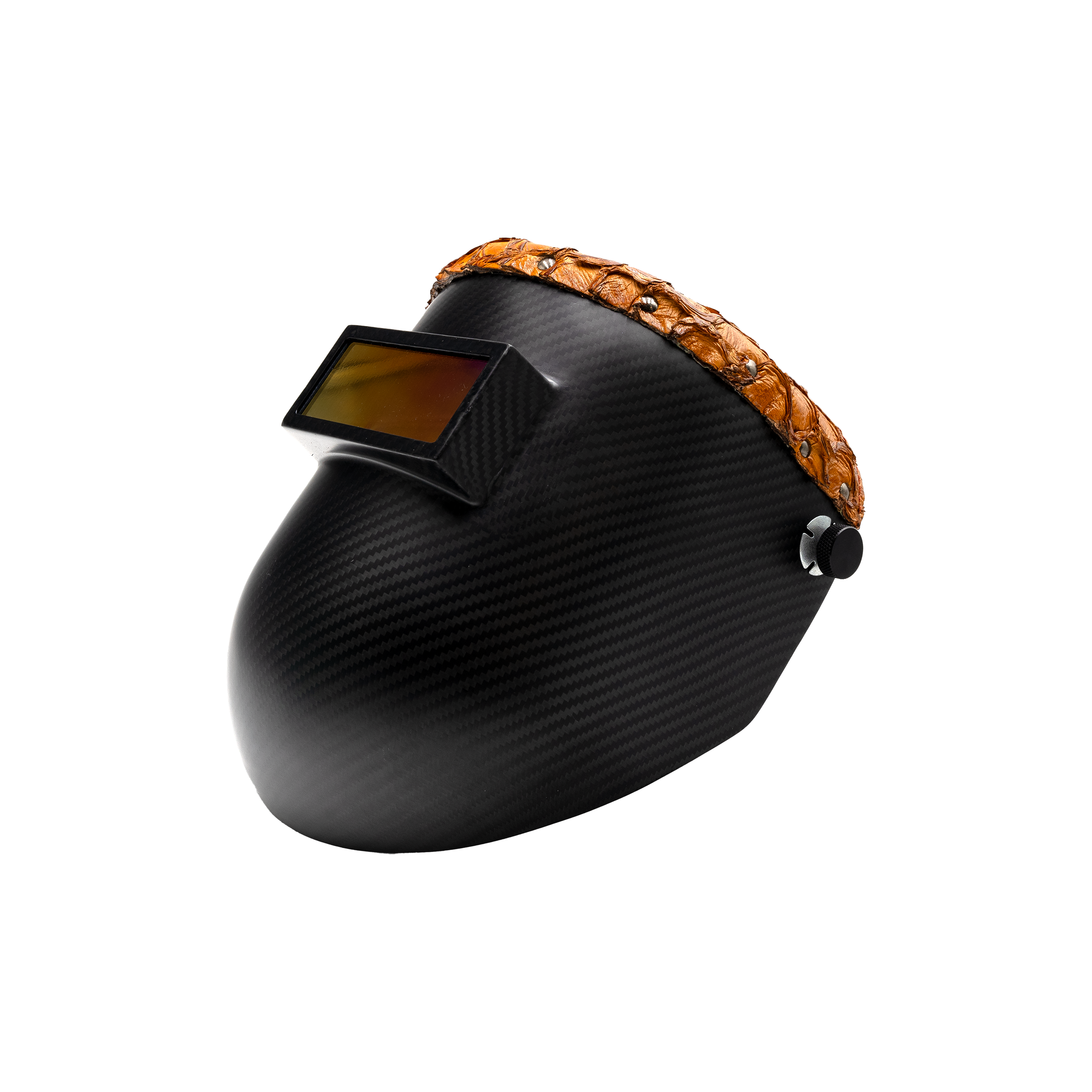 Outlaw Leather - Carbon Fiber - COGNAC Pirarucu Top